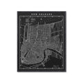 MAP of NEW ORLEANS, Circa 1900s - Foundry