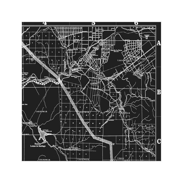 MAP of ORANGE COUNTY, Circa 1900s - Foundry