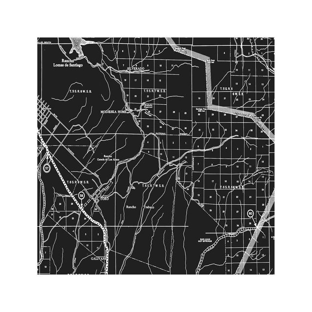 MAP of ORANGE COUNTY, Circa 1900s - Foundry