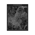 MAP of PITTSBURGH, Circa 1900s - Foundry