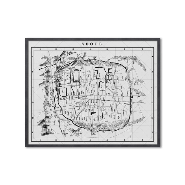 MAP of SEOUL, Circa 1900s - Foundry