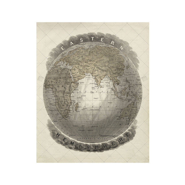MAP of the EASTERN HEMISPHERE - Foundry