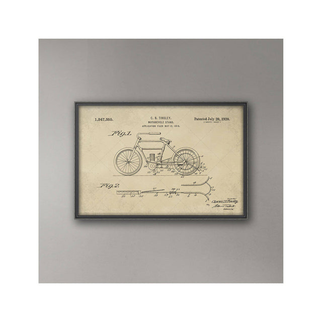 MOTORCYCLE PATENT - VELOCIPEDE - Foundry
