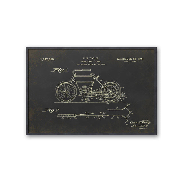 MOTORCYCLE PATENT - VELOCIPEDE - Foundry