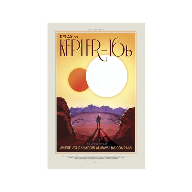 NASA Exoplanet Art - KEPLER 16b - Foundry