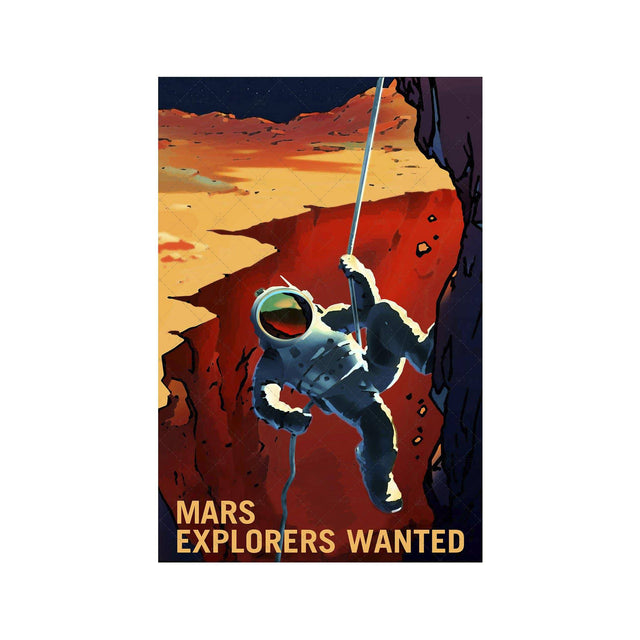 NASA Recruitment Poster - EXPLORERS WANTED - Foundry