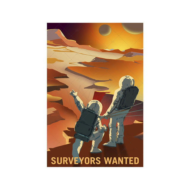 NASA Recruitment Poster - SURVEYORS WANTED - Foundry