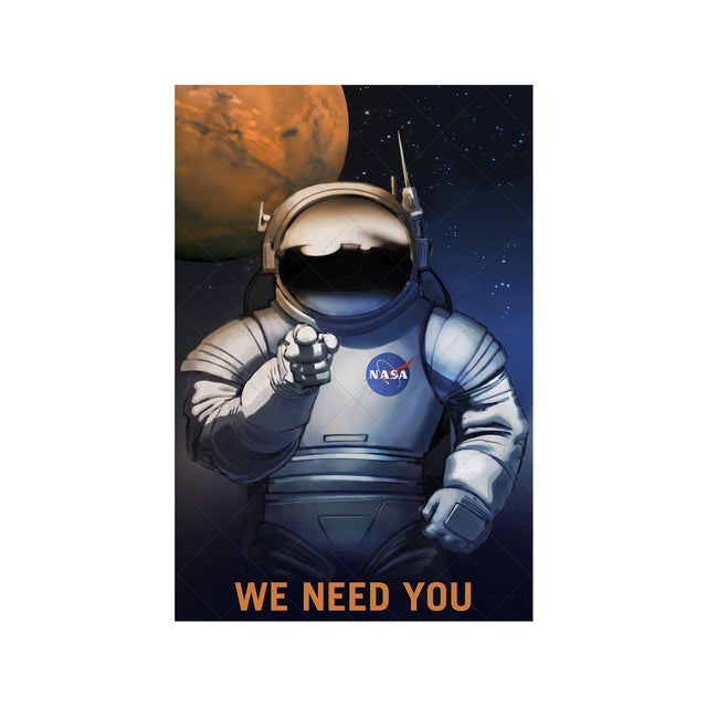 NASA Recruitment Poster - WE NEED YOU - Foundry