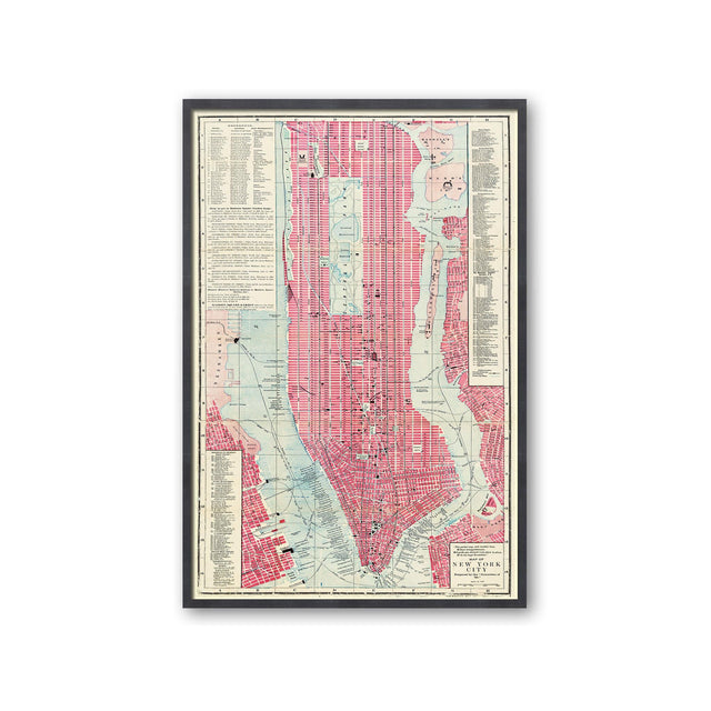 NEW YORK CITY MAP of MANHATTAN - Foundry
