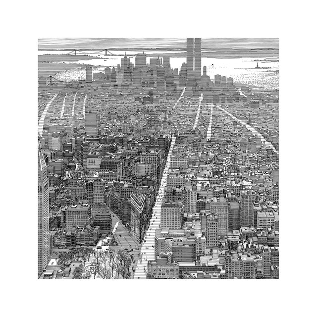 NEW YORK CITY SKYLINE Illustration - Foundry