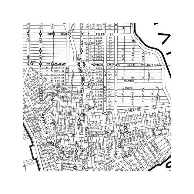 NORMAN'S STREET MAP of MANHATTAN - Foundry