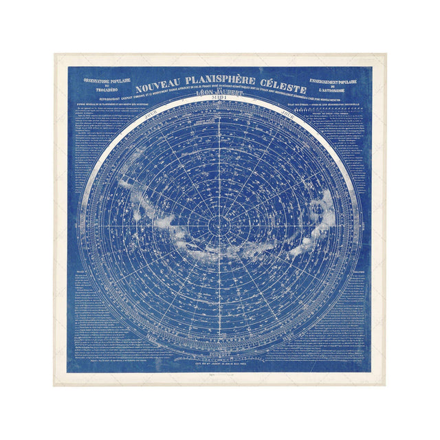 Planisphere celeste septentrional ; Planisphere celeste meridional