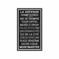 PARIS FRANCE Bus Scroll - LA DEFENSE - Foundry