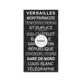 PARIS FRANCE Bus Scroll - VERSAILLES - Foundry