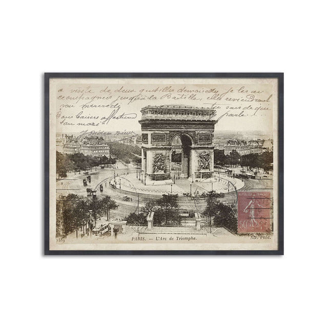 PARIS - L'ARC de TRIUMPH Postcard - Foundry