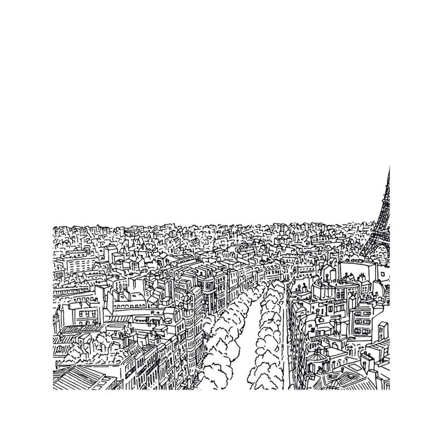 PARIS SKYLINE Illustration - Foundry