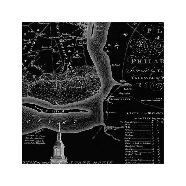 PHILADELPHIA Pennsylvania Map - Foundry