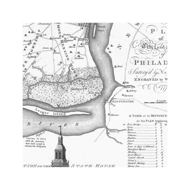 PHILADELPHIA Pennsylvania Map - Foundry
