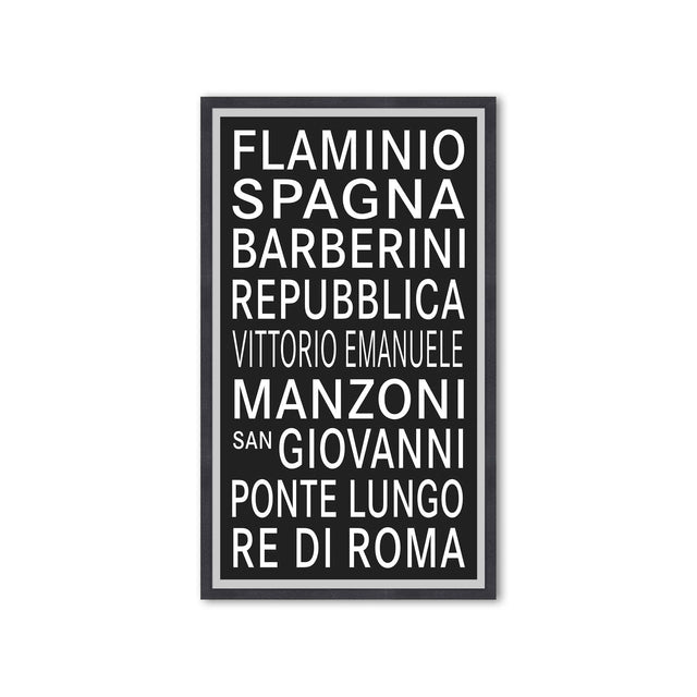 ROME ITALY Bus Scroll - FLAMINIO - Foundry