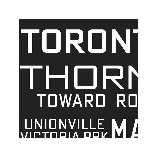 TORONTO CANADA Bus Scroll - PALMERSTON - Foundry