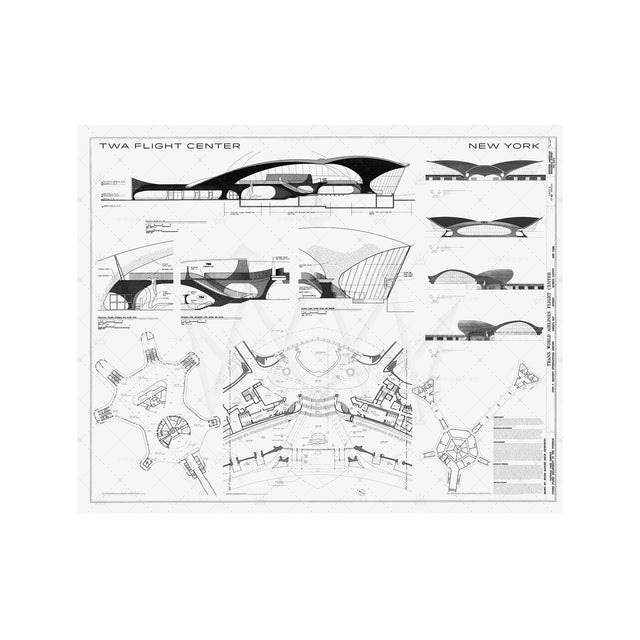 TWA FLIGHT CENTER Blueprint - Foundry