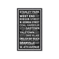 VANCOUVER CANADA Bus Scroll - STANLEY PARK - Foundry