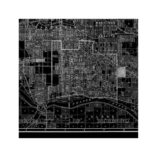 VANCOUVER Indexed Guide Map - SUBURBS - Foundry