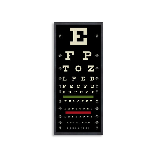 VISION CHART - "Letters" - Foundry