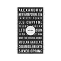 WASHINGTON DC Bus Scroll - ALEXANDRIA - Foundry
