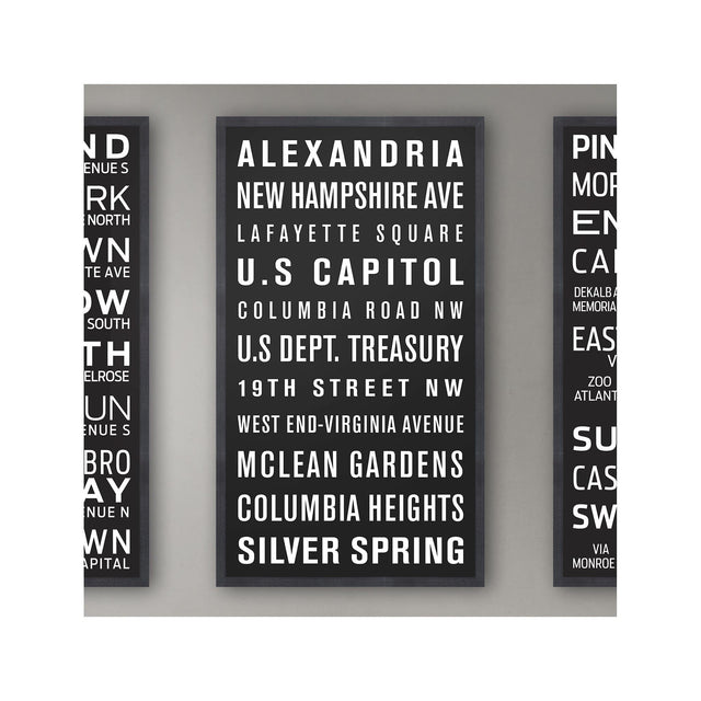 WASHINGTON DC Bus Scroll - ALEXANDRIA - Foundry